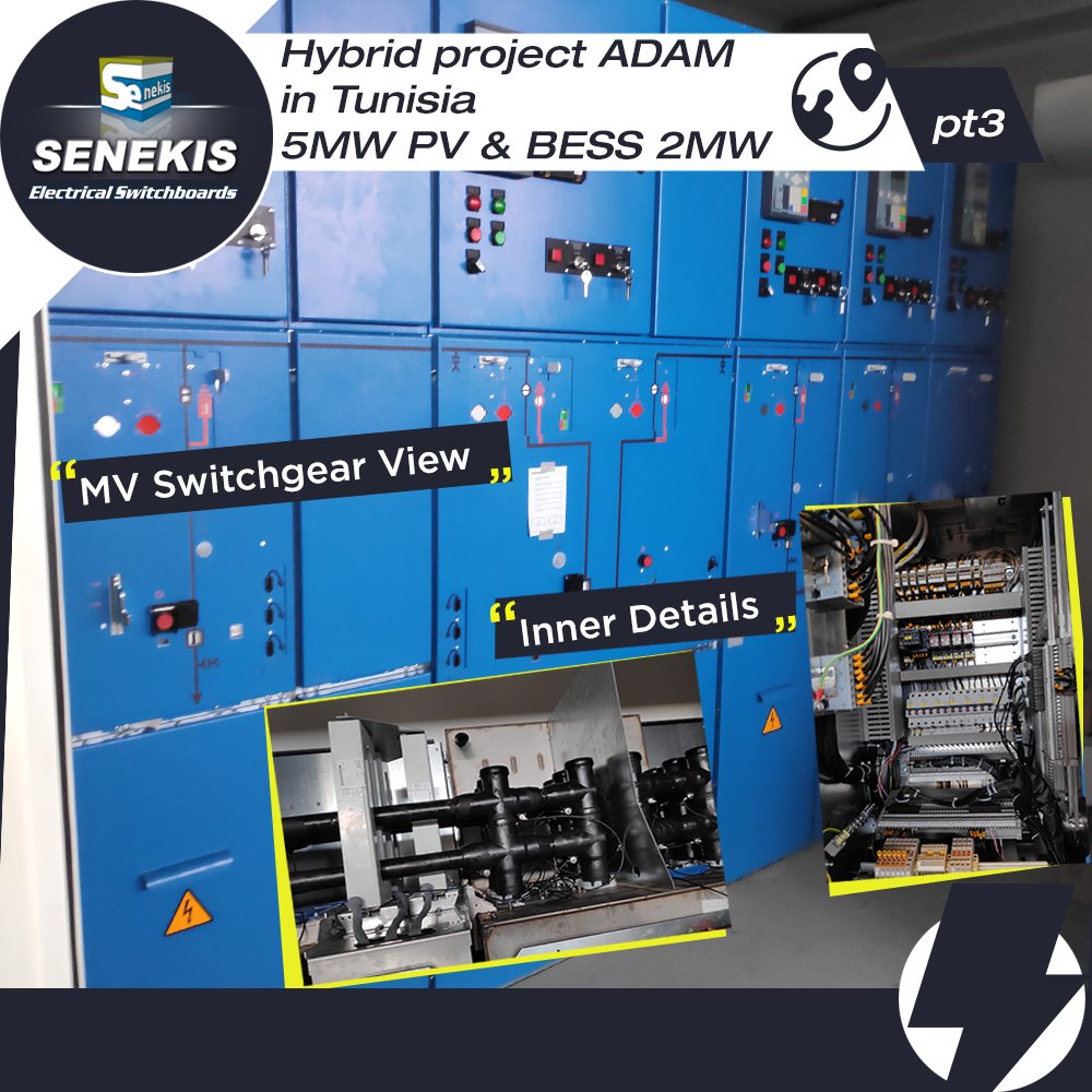 Hybrid project ADAM in Tunisia 5MW PV & BESS 2MW